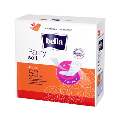Ежедневные прокладки Bella Panty Soft, 60 шт.