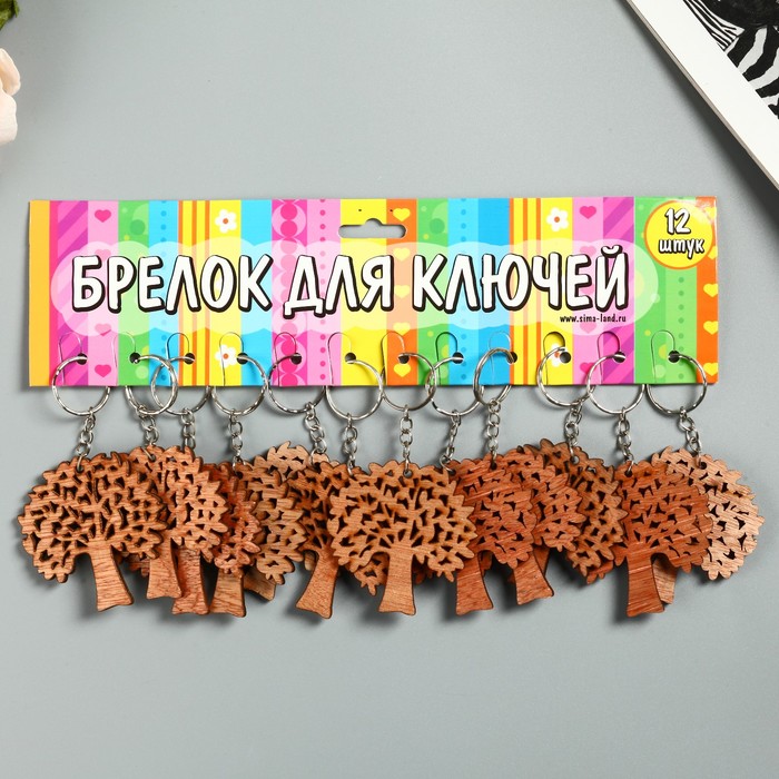 Брелок дерево "Деревце" 5,8х5,8х0,3 см