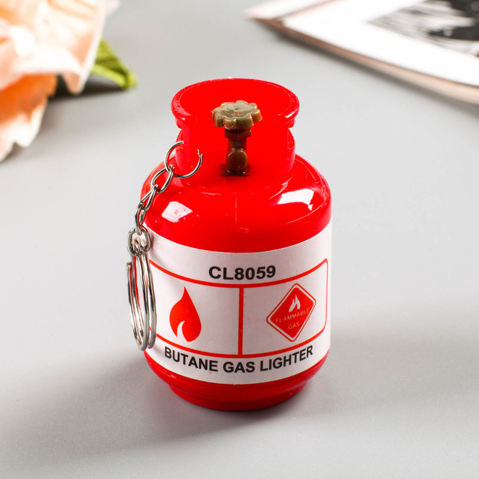 Брелок пластик с точилкой "Огнетушитель" МИКС 6,2х3,8х3,8 см