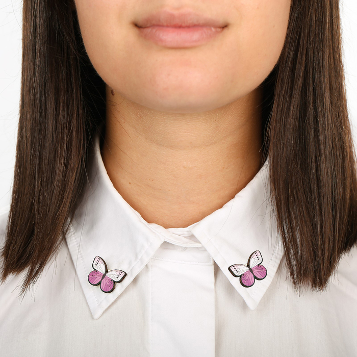 Значки на воротничок "Бабочки"