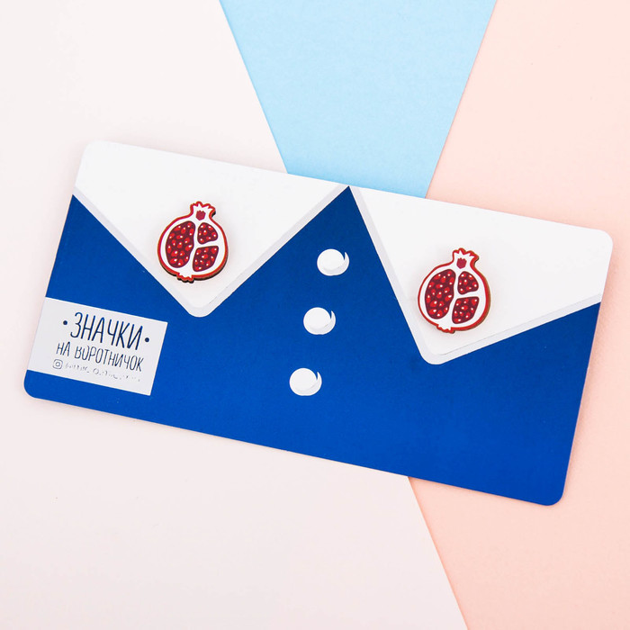 Значки на воротничок "Гранаты"