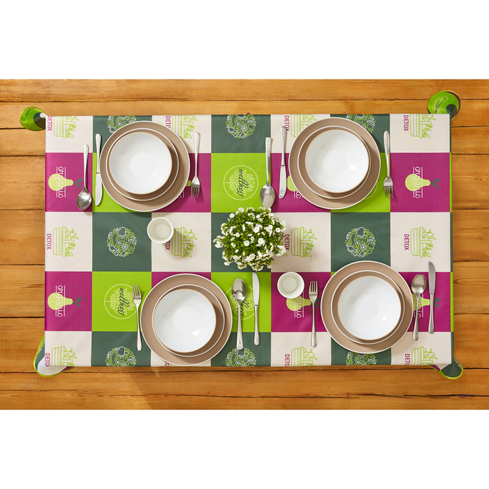 Скатерть "Detox"  120 х150 см, фиолетовый