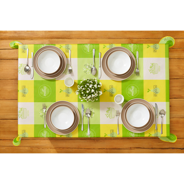 Скатерть "Detox"  150 х180 см, жёлтый