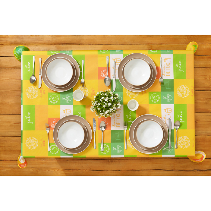 Скатерть "Detox" 150 х240 оранжевый