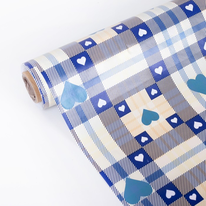 Клеенка столовая на нетканой основе (рулон 19 метров), ширина 137 см, толщина 0,08 мм УЦЕНКА