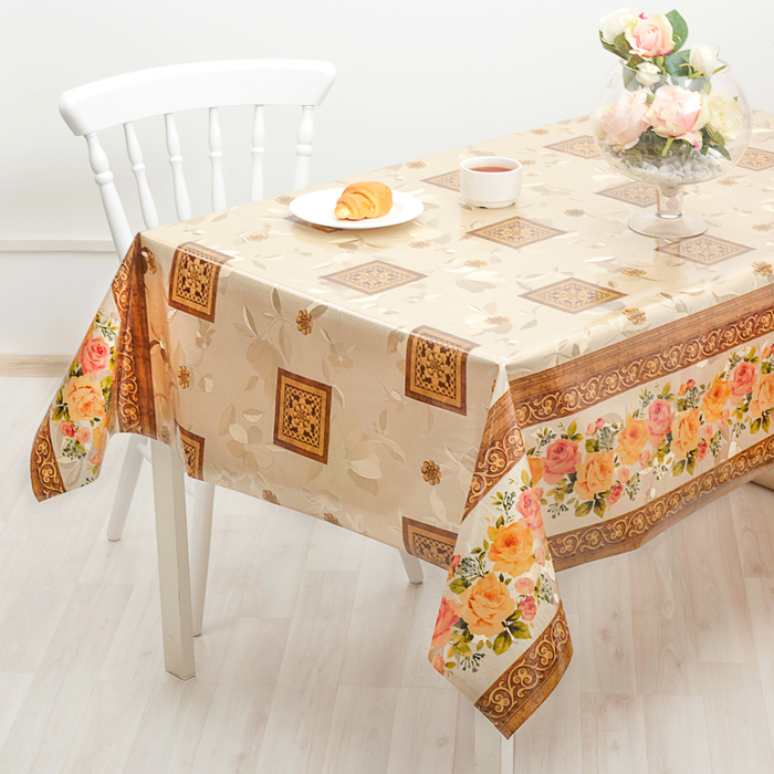 Клеенка ПВХ (рулон 19 метров), ширина 137 см , толщина 0,18 мм УЦЕНКА