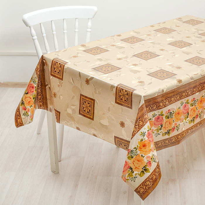 Клеенка ПВХ (рулон 19 метров), ширина 137 см , толщина 0,18 мм УЦЕНКА