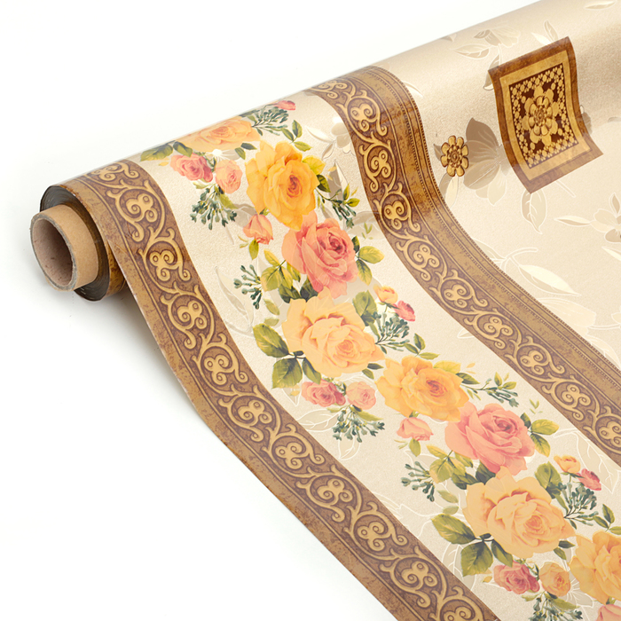 Клеенка ПВХ (рулон 19 метров), ширина 137 см , толщина 0,18 мм УЦЕНКА