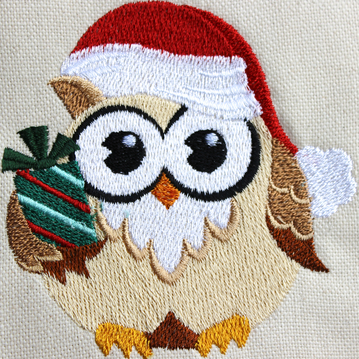 Варежка-прихватка "Совушка" 30х20 см, саржа, хл 100%, 230 г/м2, терракотовый