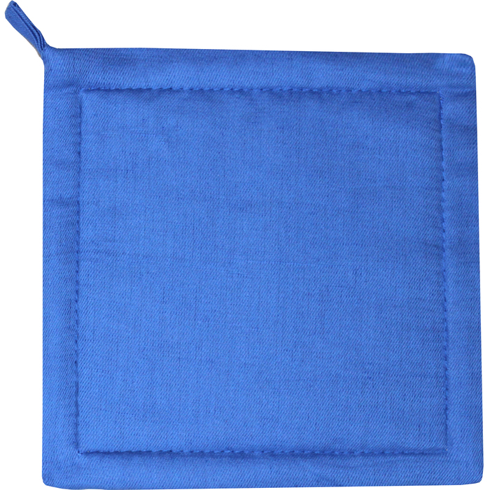 При х ватка "Снежинка" 22,5 х 22,5 см, цвет небесный