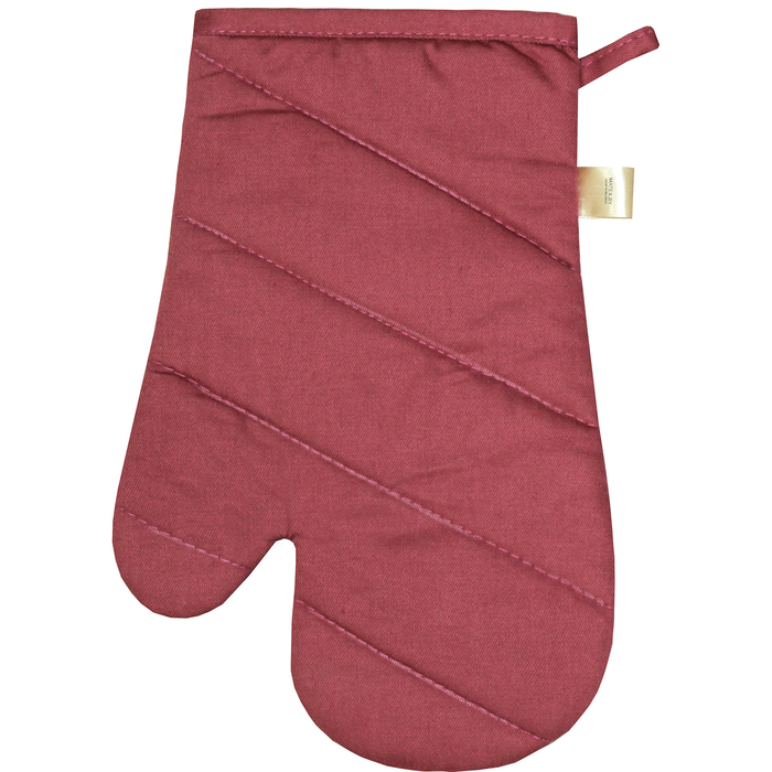 Варежка-прихватка "Елочные игрушки" 30х20 см, саржа, хл 100%, 230 г/м2, розовый