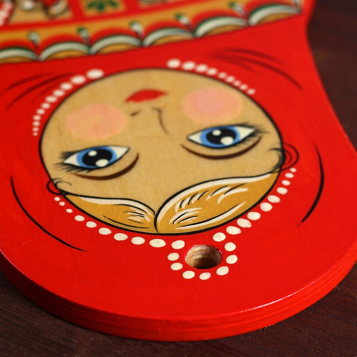 Доска разделочная «Матрёшка», 14,5×0,8×30 см, борецкая роспись