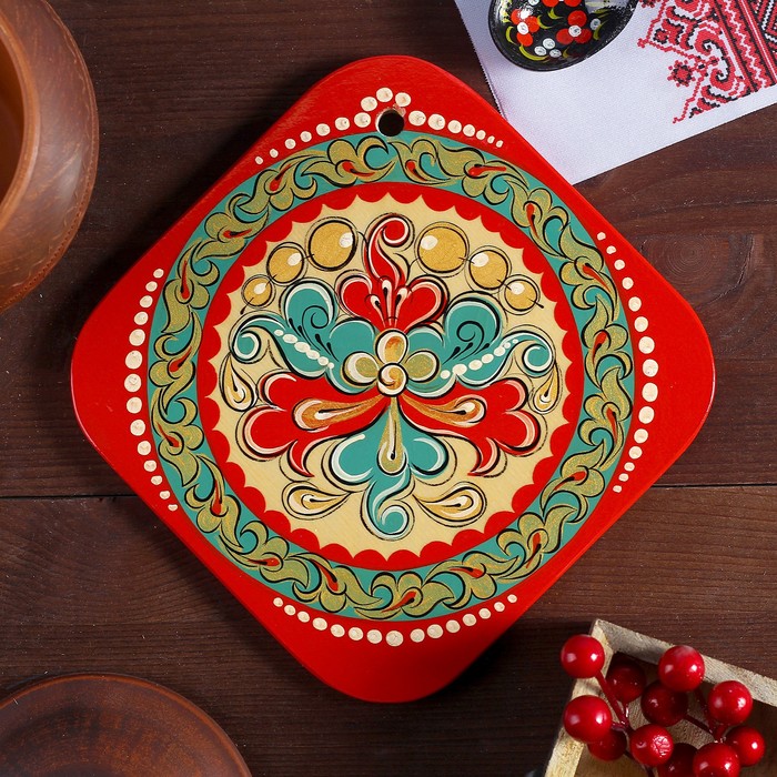 Подставка под горячее, 17×17 см, старый борок
