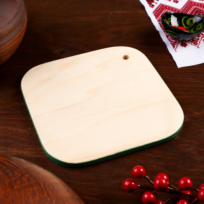 Подставка под горячее, 17×17 см, ракульская роспись