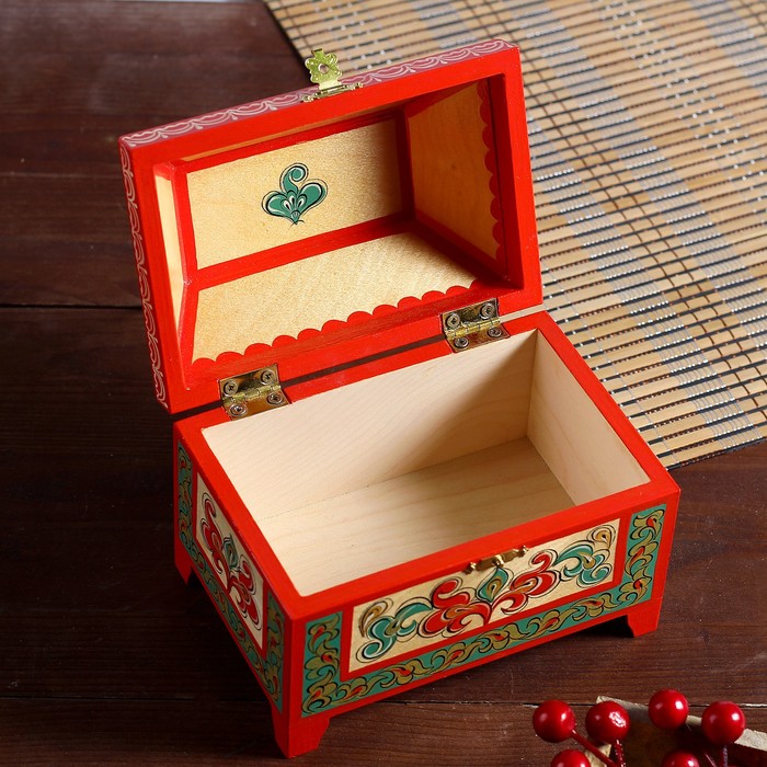 Ларчик, 15,5×11×12 см, старый борок