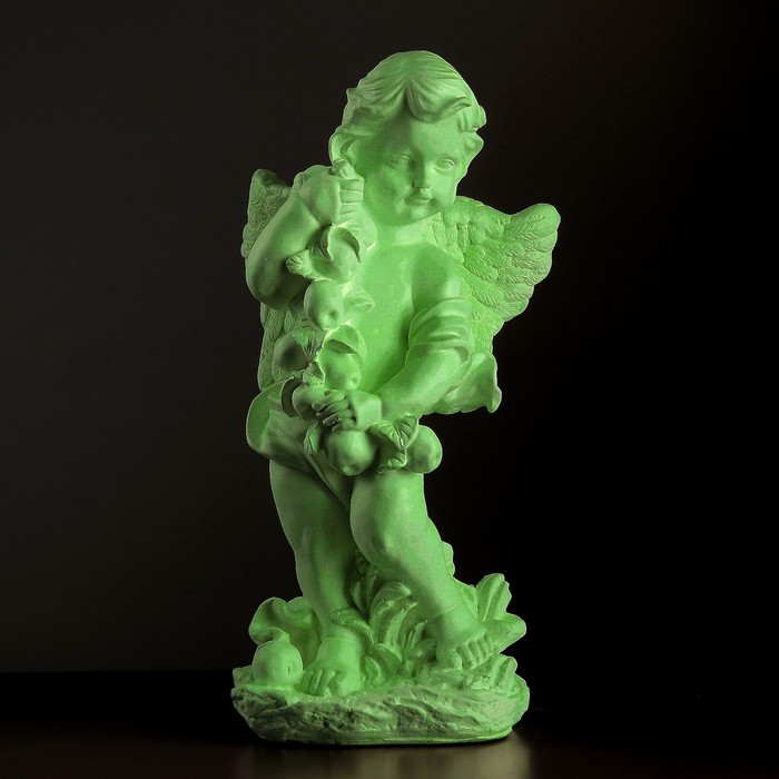 Светящаяся фигура "Ангел с яблоками" 23х17х50см