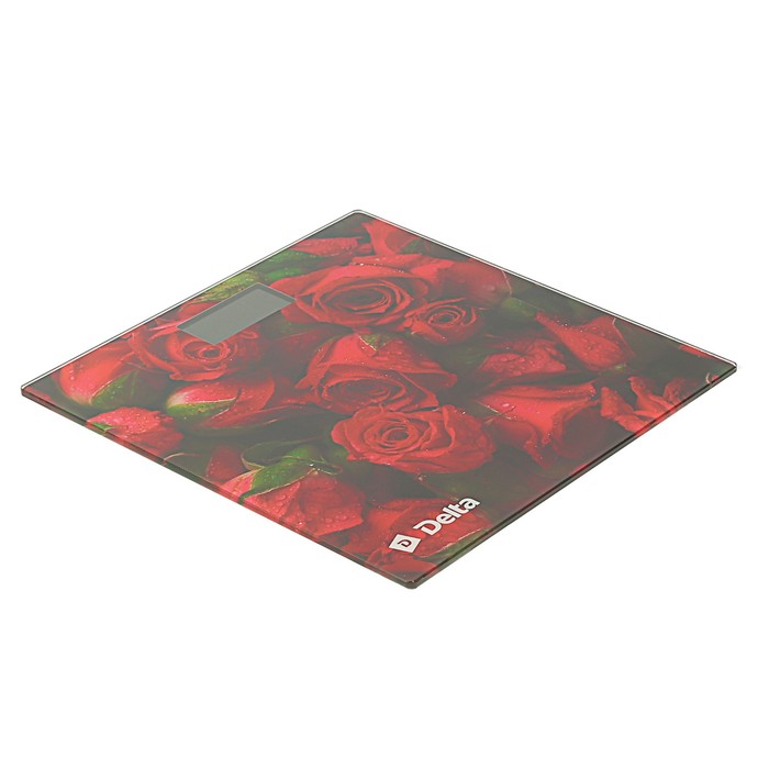 Весы напольные DELTA D-9223, электронные, до 150 кг, "Розарий"