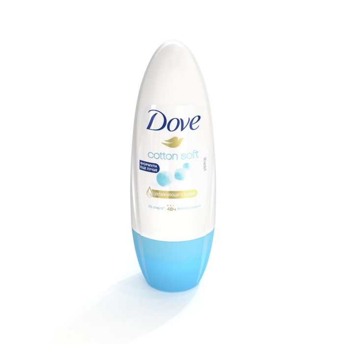 Антиперспирант Dove "Мягкость хлопка", роликовый, 50 мл