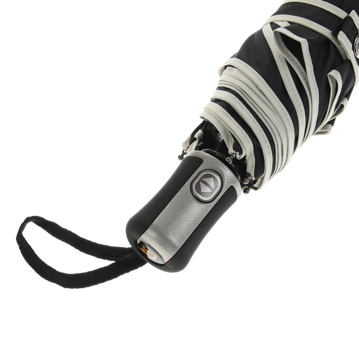 Зонт автоматический "Однотонный", R=50см, цвет чёрный