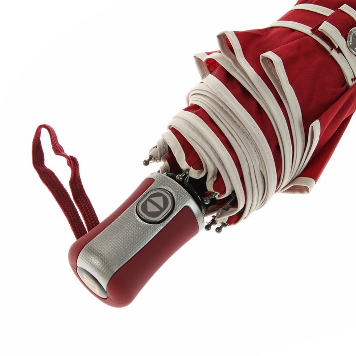 Зонт автоматический, R=50см, цвет бордовый