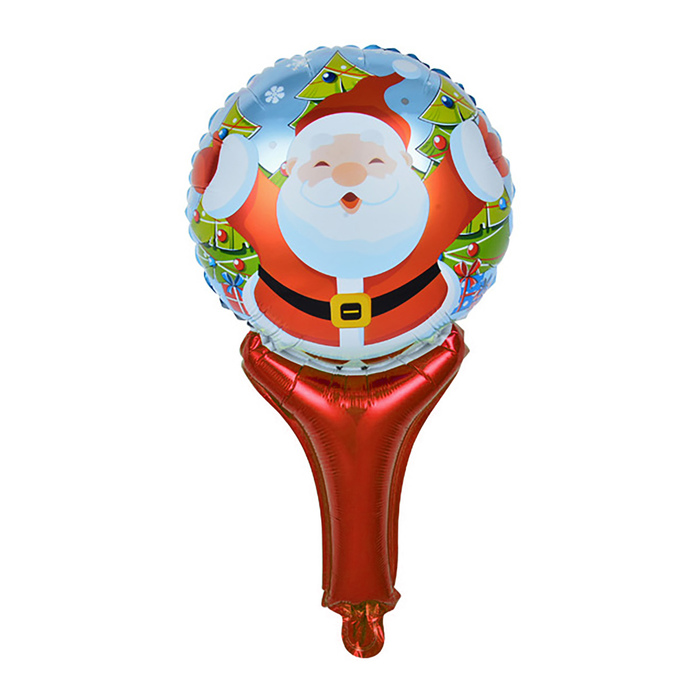 Шар фольгированный 20" "Дедушка мороз" на ручке