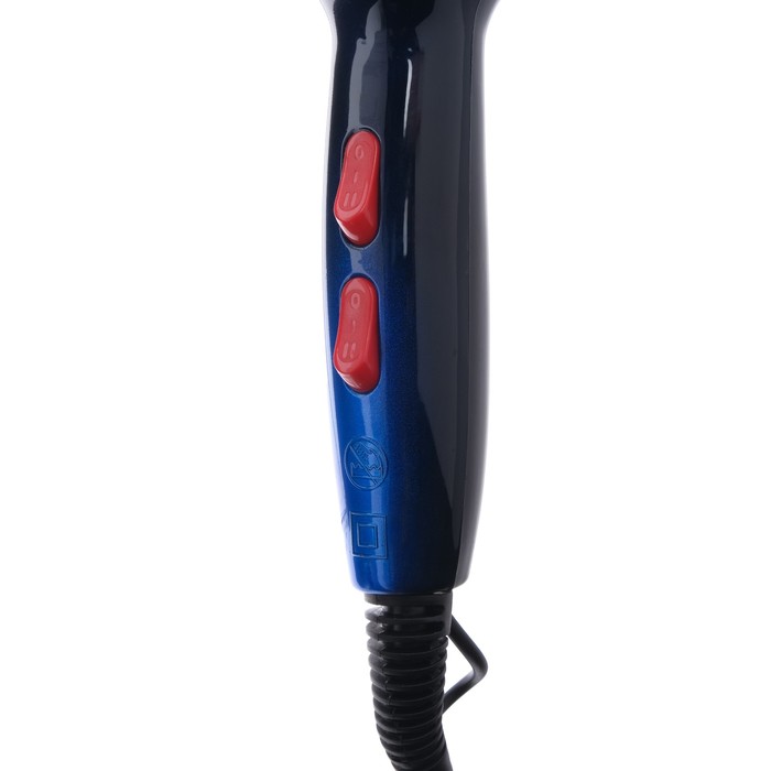 Фен Gelberk GL-623, 1800 Вт, 2 скорости, 3 температуры, синий