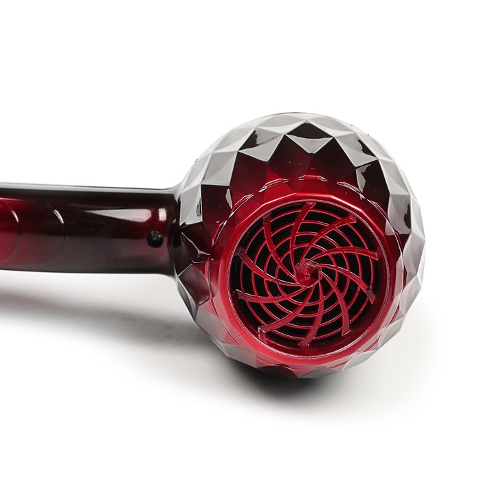 Фен Gelberk GL-626, 1800 Вт, 2 скорости, 3 температуры, красный