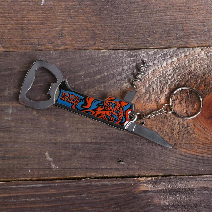 Набор "100% мужик", карты, нож-мультитул