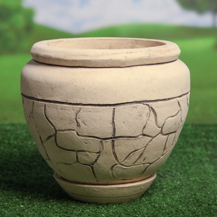 Кашпо "Отис", шамот, 8 л