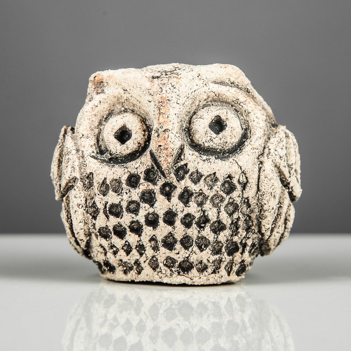 Фигурка-сувенир авторский "Сова", шамот