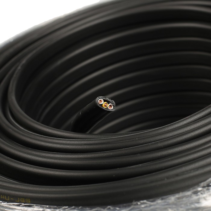 Кабель "Кабэкс", ВВГ-Пнг(A)-LS, 3х2.5 мм2, 100 м, плоский, ГОСТ