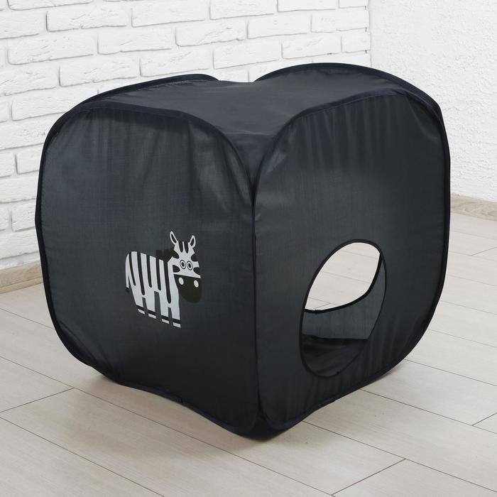 Палатка детская "Домик/ Зебра", 60 × 60 × 60 см