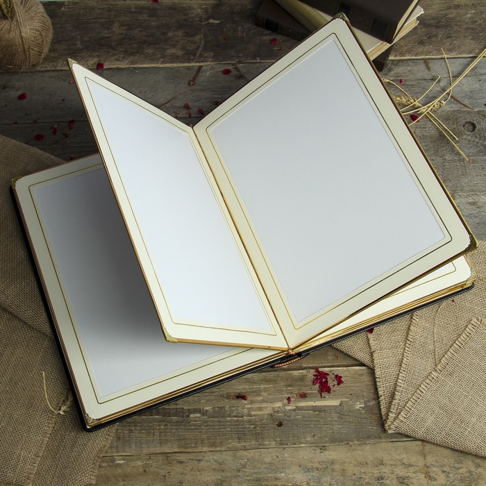 Фотоальбом на 24 фото 21х30 см Image Art FА424-1В книжный п-т кожаная обложка