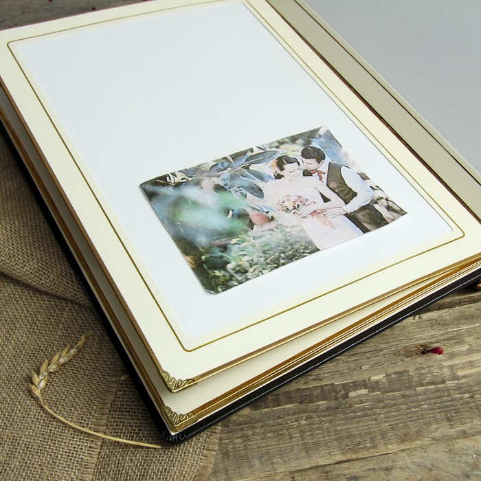 Фотоальбом на 24 фото 21х30 см Image Art FА424-1В книжный п-т кожаная обложка