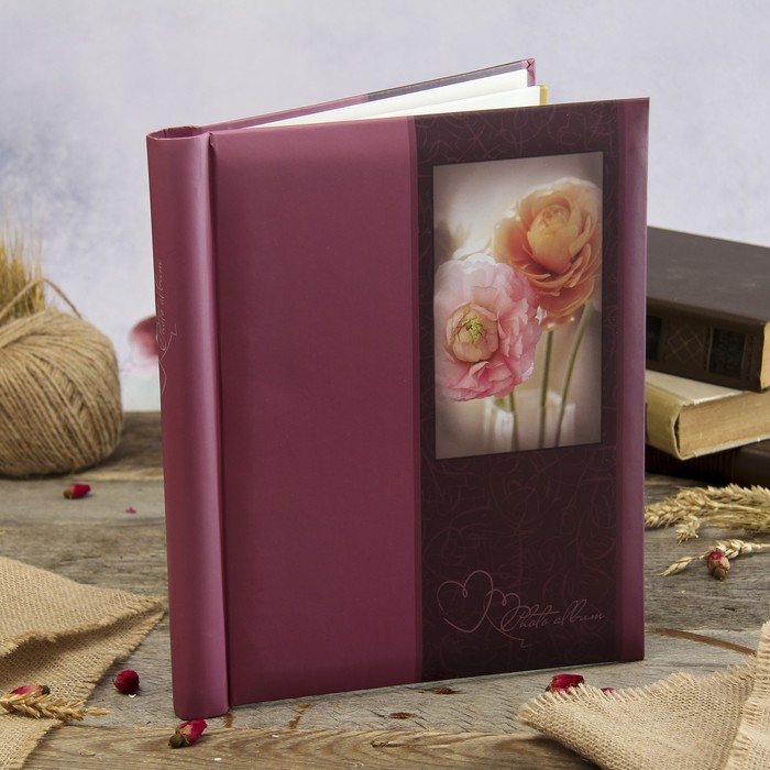 Фотоальбом магнитный 10 листов Image Art серия 129 цветы 23х28 см