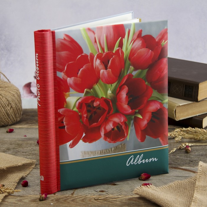 Фотоальбом магнитный 10 листов Image Art серия 185 цветы 23х28 см