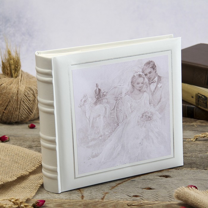 Фотоальбом на 180 фото 10х15 см Climax СВ 46180 MS свадебные книжный п-т