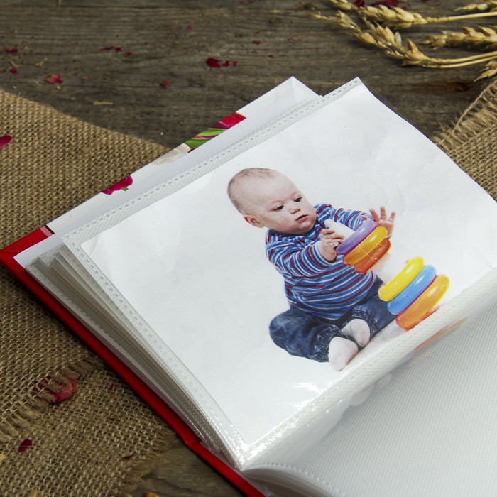 Фотоальбом на 100 фото 10х15 см Image Art 005 цветы МИКС