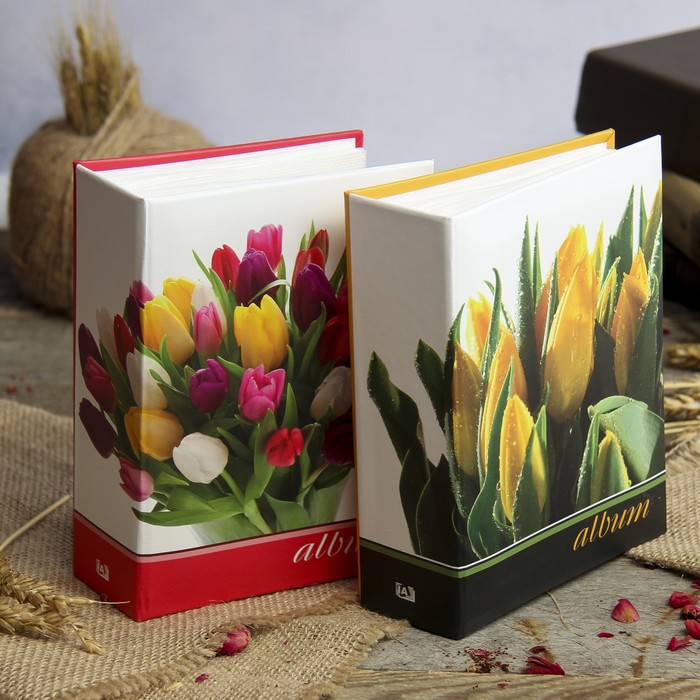 Фотоальбом на 100 фото 10х15 см Image Art 005 цветы МИКС