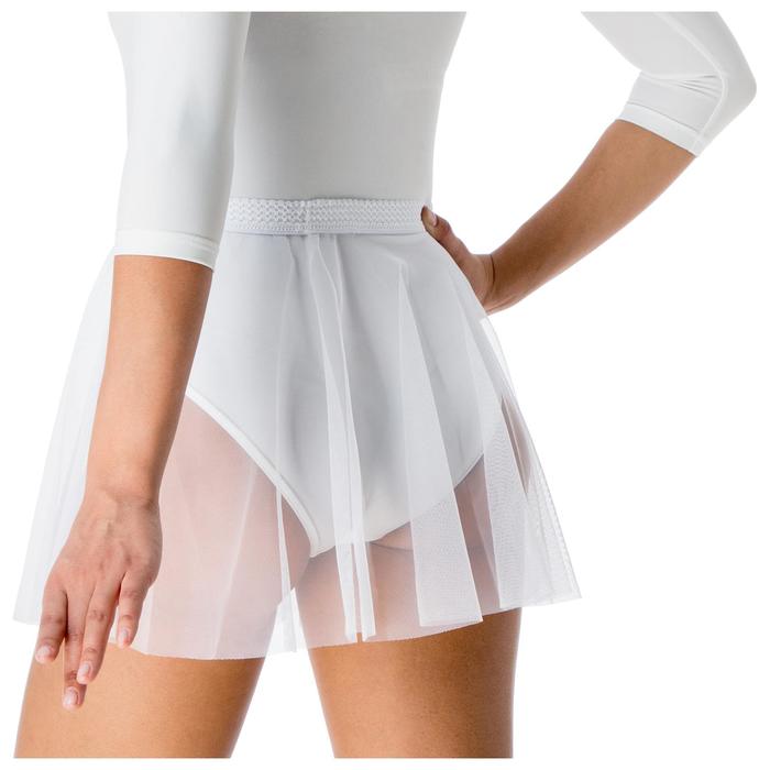 Юбочка гимнастическая сетка размер 36-38 (M), цвет белый