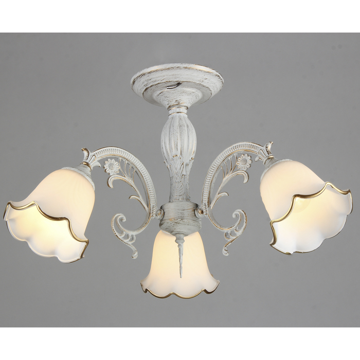 Люстра "Федлисити" 3x60Вт E27 белый