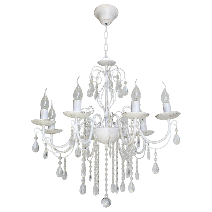 Люстра "Прато" 8x60Вт E14 белый