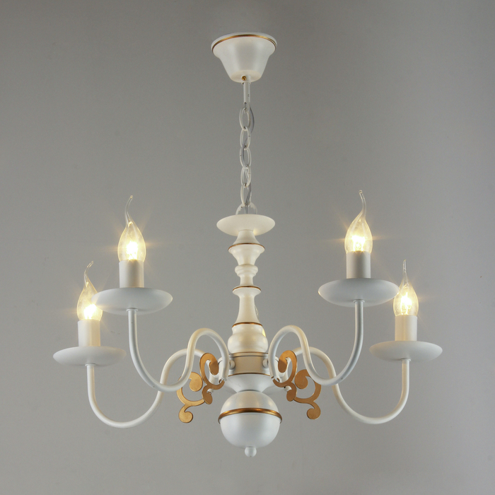 Люстра "Аманда" 5x60Вт E14 белый