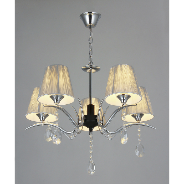 Люстра "Жаклин" 5x60Вт E27 хром