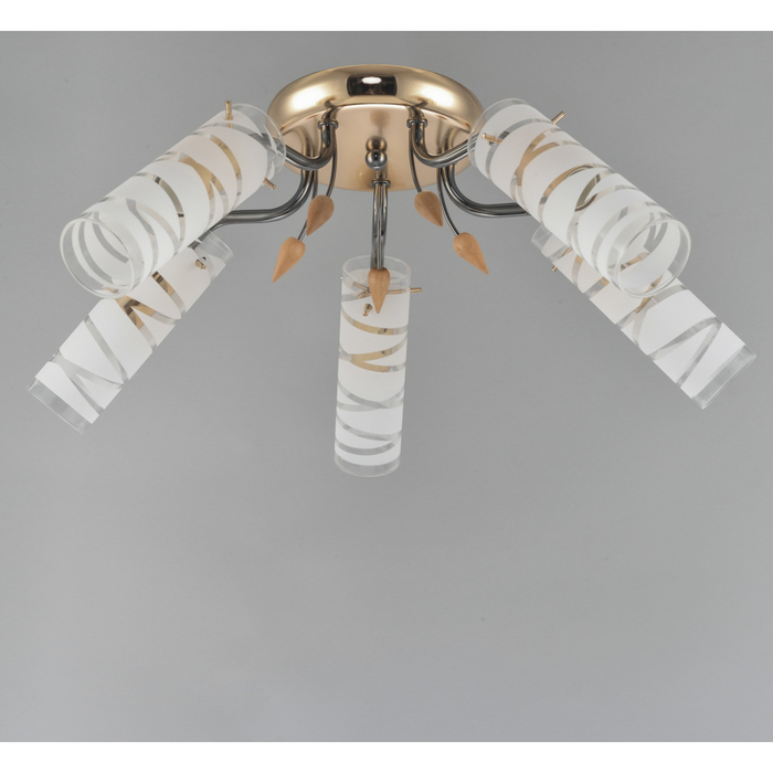 Люстра "Амалия" 5x60Вт E14 золото