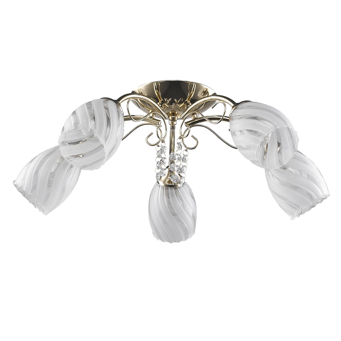 Люстра "Розалина" 5x60Вт E27 золото