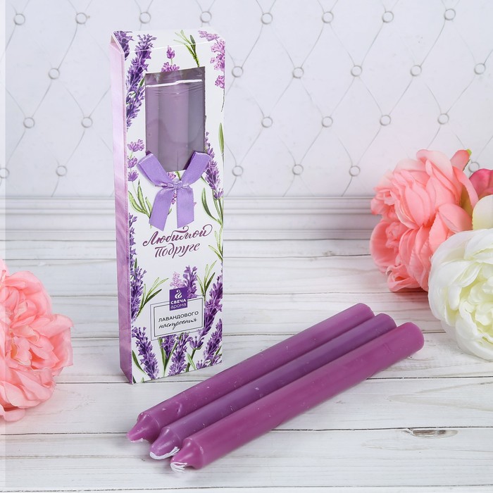Набор высоких свечей "Любимой подруге"