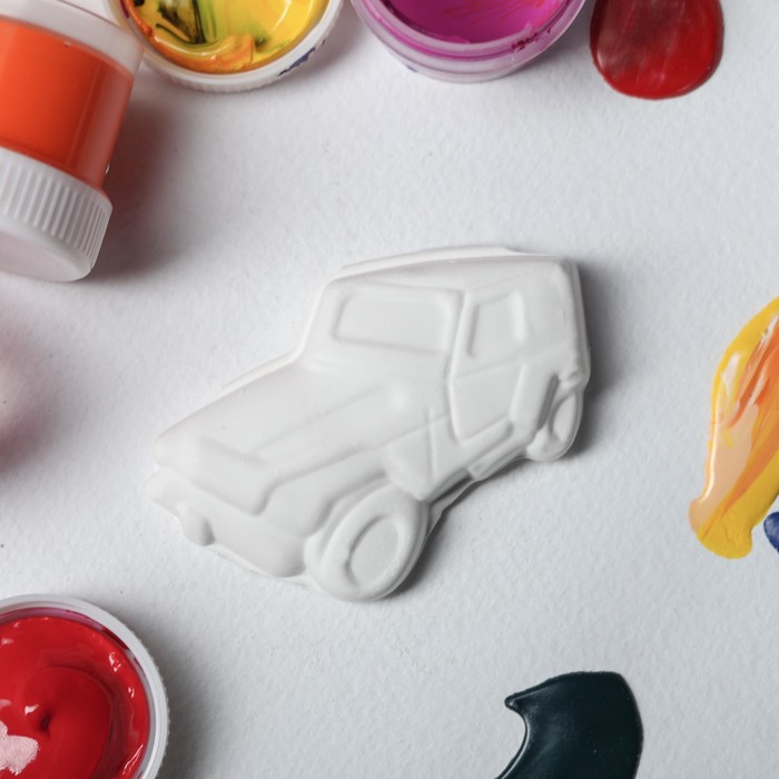 Фигурка для нанесения "Машинка плоская" №1