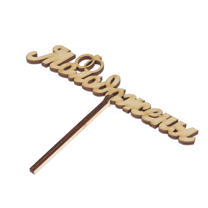 Топпер "Молодожены" 13х3 см