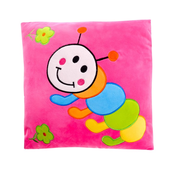 Мягкая игрушка-подушка "Гусеница", 32 см